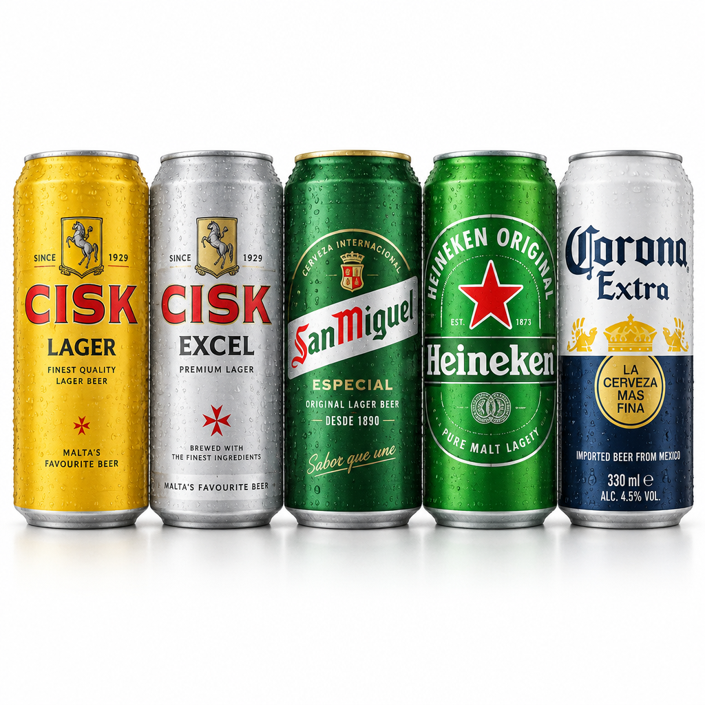 Beer cans